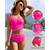 Jolefille High Waisted Bikini Set for Women 2 Piece Tummy