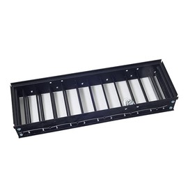 Reggio Register Black Metal Louver for Floor Grilles, Premium Grates & Registers | fits 4 Inch x 10 Inch Vent Opening | Helps Control Airflow for Improved Heating & Cooling