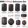 BIEAMA 13-Piece Baking Pans Sets, Nonstick Bakeware Sets