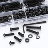 232 Piece M6 Screws Set, Allen Screws Nuts Set, Pan