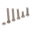 200PCS Hex Bolts Screw 304 Stainless Steel Anti Oxidation Metric