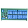 Acouto 12V 6-Channel RS485 Relay Module with DIN Rail Box