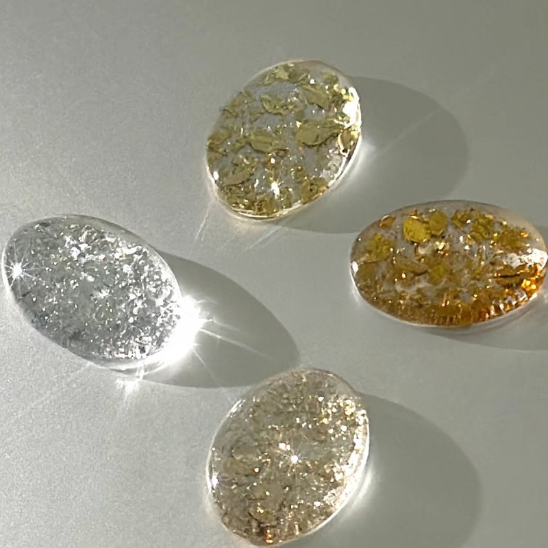 Piote Fiote Foil Flake Gold Leaf Silver Foil Nail Glitter