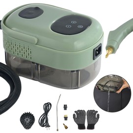 Goyappin Handheld Steam Cleaner, Steam Shot Cleaner, 2500W High Heat Steamer for Bed Bugs, High Temperature Steamer for Car Detailing, Grout Steam Cleaner for Couch, Windows, Kitchen, Bathroom, Home