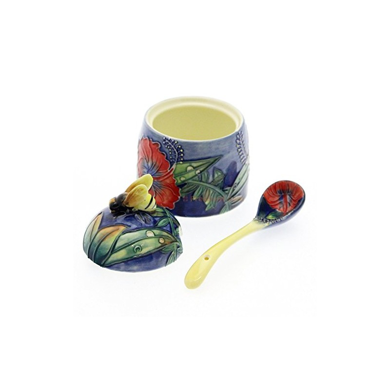 Old Tupton Ware - Hibiscus Design - Honey Pot and