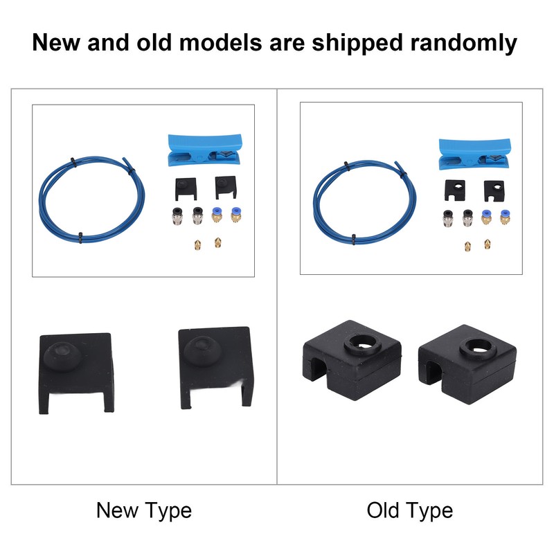 3D Printer Parts Kit With PTFE Tube Silicone Case PC4‑M6
