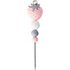 Pink Professional Pastry Scriber Needle,Cookie Biscuit Scriber Needle Strawberry Sugarcraft