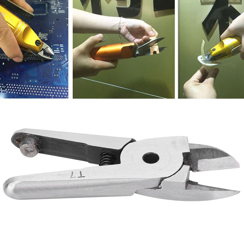 Scissors Head Alloy Steel Air Nippers Cutter Industry Pneumatic Crimping