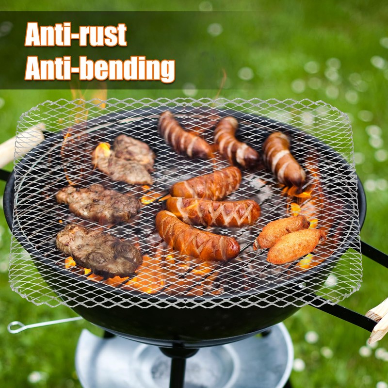 10 Pack BBQ Grill Mesh Mat,Mesh Baking Tray,Grill Mesh,Disposable Barbecue