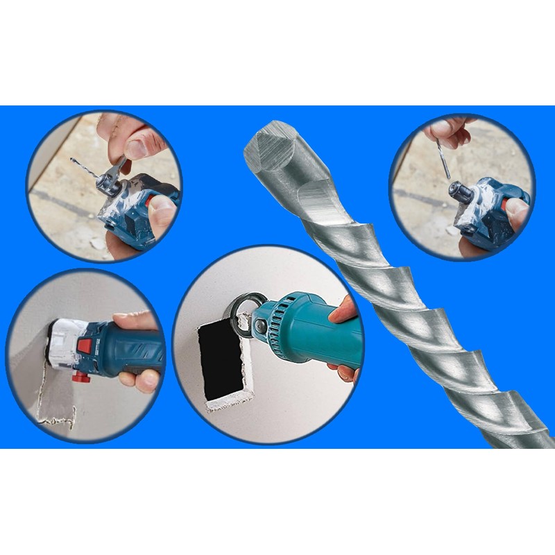 Drywall Cut Out Bit 1/8 Inch Guidepoint Rotary Router Tool