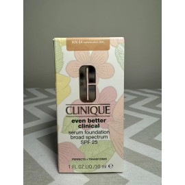~ CLINIQUE ~ CLINIQUE ~ EVEN BETTER CLINICAL SERUM FOUNDATION ~ # WN 64 BUTTERSCOTCH ~ 1 OZ