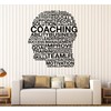 Large Vinyl Wall Decal Words Coaching Skills Office Inspired Decor