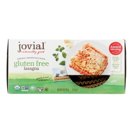 UD_Jovial Organic Brown Rice Macaroni and Spaghetti Pasta Case of 6-9 Ounces Gluten-Free Handmade Dried Packaged in Box