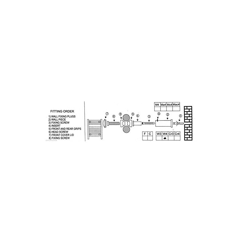 companyblue Brackets for Heated Towel Rail Radiators White Universal Curved