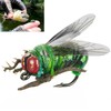 OriGlam 2pcs Trout Lure Fly Fishing Realistic Fly Flyfishing Lures,