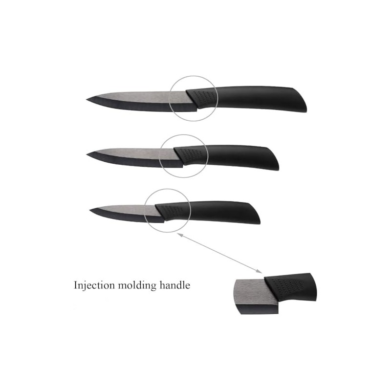 Muncene Paring Knife, 4 Inch Ceramic Paring Knife with Sheath