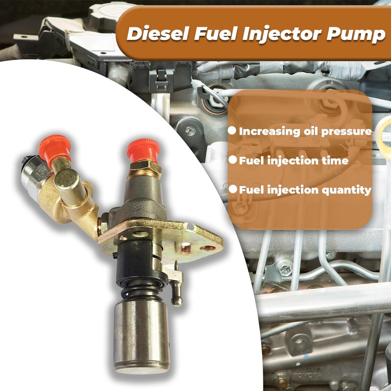 kimllier 186 186F Diesel Fuel Injector Pump with Solenoid Replacement