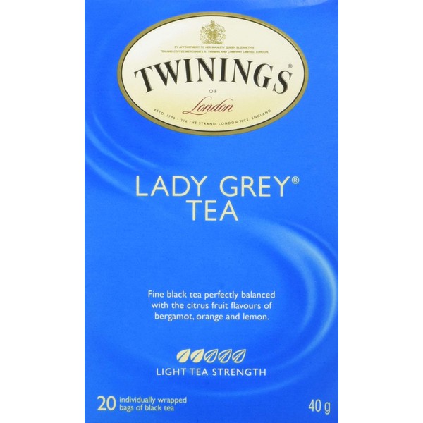 Twinings Tea Lady Grey Tea, 20 ct