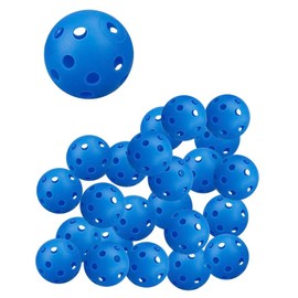 Pierced Balls, Baseball, Batting, Training Balls, Toss Batting, Tee-Batting Practice (Blue, Pack of 20)