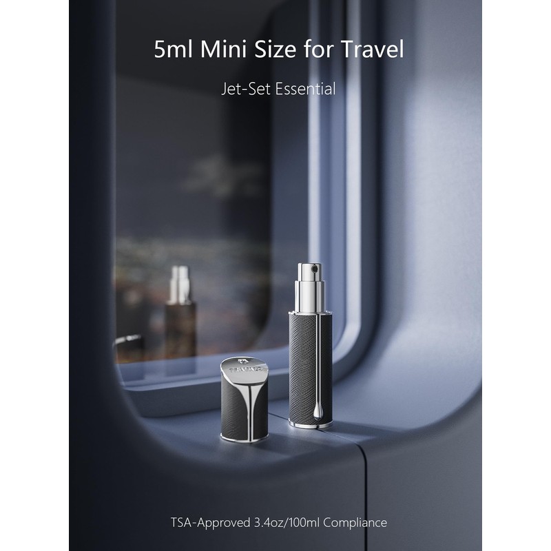 Refillable Perfume Atomizer, Bottom Filling Fragrances Perfume Bottle, Mini Cologne