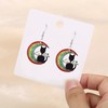 Aishgjia Cute Animal Cat Dog on Moon Earrings for Women