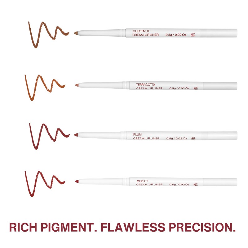 Milky Moon London Smooth Glide Cream Lip Liner, Rich Pigment,