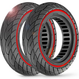 BANGTING 2-Pack 10x2.125 Tubeless Scooter Tires - Fits Models: 8.5x2.0, 8½x2, 50-75-6.1, 10×2.0, 10×2-6.1, 10×2(54-152) | Verify Rim Size: 6.5-6.65" Diameter & 1.26-1.34" Width | Puncture-Resistant