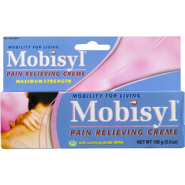 Mobisyl Pain Relieving Creme - 3.5 oz, Pack of 3