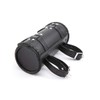 evomosa Motorcycle Fork Bag PU Leather Bicycle Handlebar Tool Bag