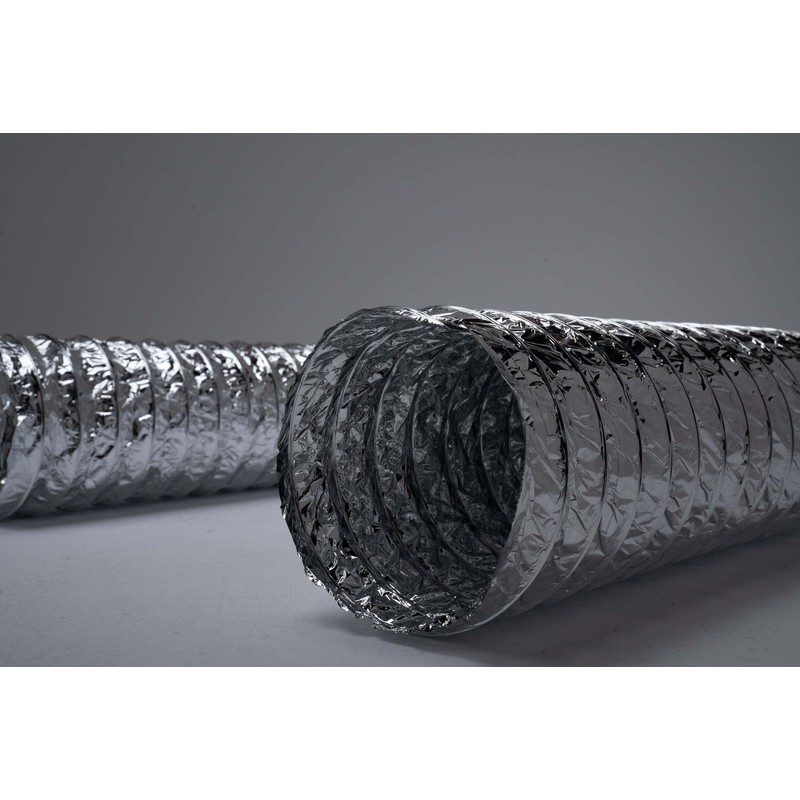HVAC Premium 4'' Inch Aluminum Hose Flexible Air Duct Pipe