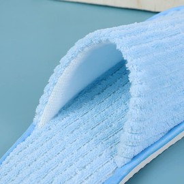 Maeline Bulk 24 Pairs Disposable Coral Slippers for Family, Guests - Mix Multi Color Fleece Indoor Home Spa Hotel House Wedding Slipper for Women, Men