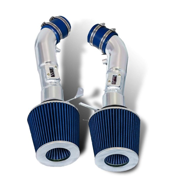 Click2go Heat Shield Cold Air Intake Kit with Reusable Blue