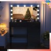 Yamissi Vanity Set Makeup Desk Dressing Mirror Dresser Table with