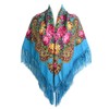 Gudessly Bufanda tradicional para mujer, chal con borlas, flecos, cuello,