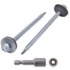 Pack of 30 Self Tapping Zinc Plated Steel Screws DIN