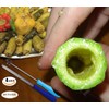 4 Pcs Zucchini Squash Cucumber Corer Vegetable Corers Drill Stainless
