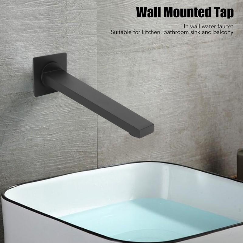 Wall Mounted Faucet G1/2 Male Thread Stainless Steel Sink Basin