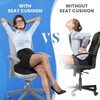 TushGuard Seat Cushion for Office Chair Memory Foam Non-Slip Cushion