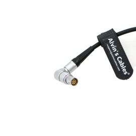 Alvin's Cables RED DSMC2 D-tap to 1B 6 Pin Female Rotatable Right Angle Power Cable for RED Scarlet| Epic| Helium| Weapon Camera 1M