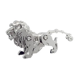SEBUNAS Mechanical Lion 3D Metal Puzzle 3D Metal Model Kits DIY Mechanical Fine Assembly Model Suitable for Adults and Teenagers, Enhance Hands-on Ability, Creative Decorations