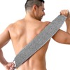 2 Pieces Back Scrubber for Shower Bamboo Fibre Exfoliating Scrubber