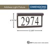 Sea Gull Lighting 9600-71 Address Light Fixture, Antique Bronze