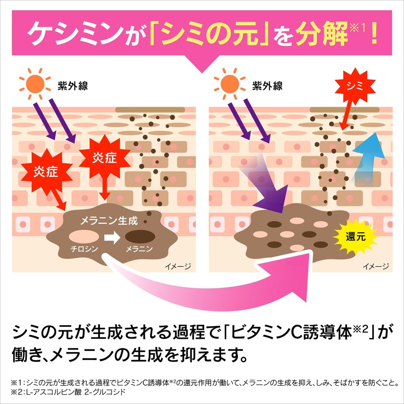 [ ケシミン ] ケシミン浸透化粧水 さっぱりすべすべ 本体【 ビタミンC 誘導体と VホワイトC 配合】【