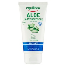 equilibra Solari Aloe Moisturising After Sun Milk, Travel Size, Based on Carrot Oil, Vitamin E, Aloe Vera Balances (40%), Moisturising Aftersun Milk, Refreshes and Balances