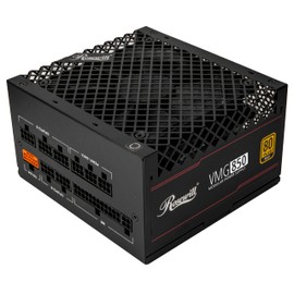 Rosewill VMG 850W 80+ Gold, ATX 3.0 & 3.1 Compatible, Full Modular Low-Noise Power Supply, PCIe 5.1 12V-2x6 Connector, 100% Japanese Electrolytic Capacitor, 120mm FDB Silent Fan - 5 Year Warranty