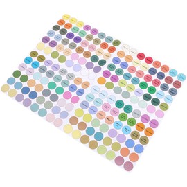 Colorful Essential Oil Labels, Bottle Cap Stickers, Lid Stickers, Waterproof Cap Stickers for Essential Oils, All Purpose Labels