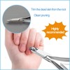 Cuticle Nippers Cuticle Remover Stainless Steel Nail Scissors Clipper, Stainless
