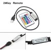 RGBZONE 1m USB DC 5V Inline IR Controller with 24