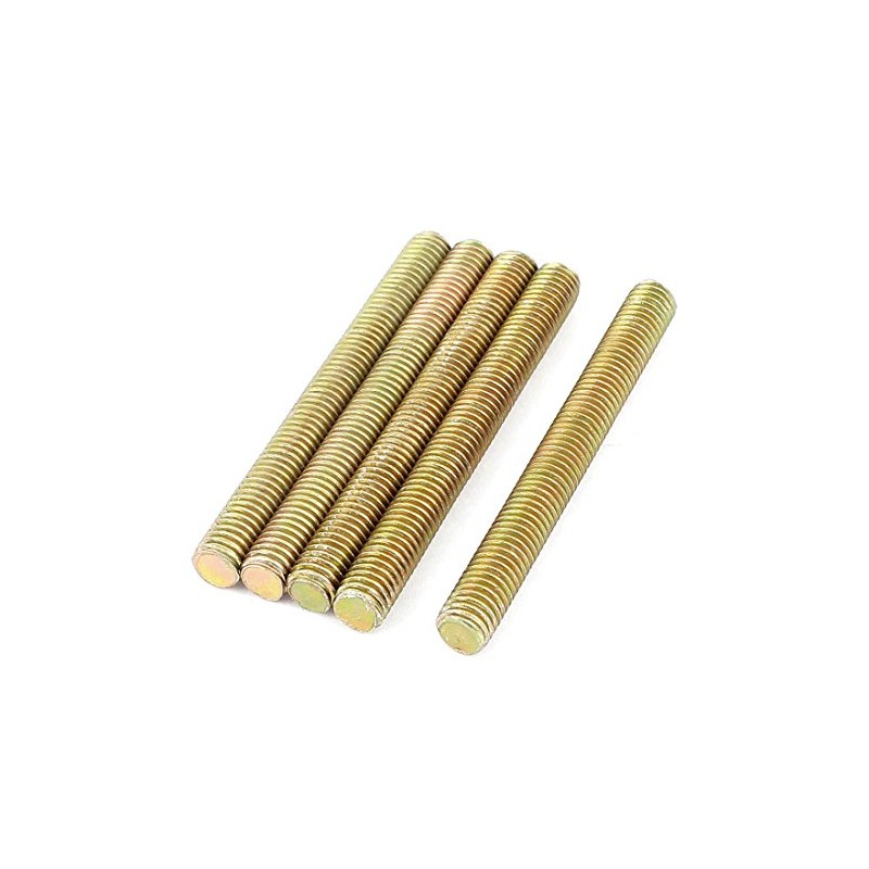 Sourcingmap 1.25mm Pitch M8 x 75mm Male Threaded Rod Bar