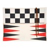 Pacific Shore Games Cloth Rollup Travel Chess, Checkers and Backgammon